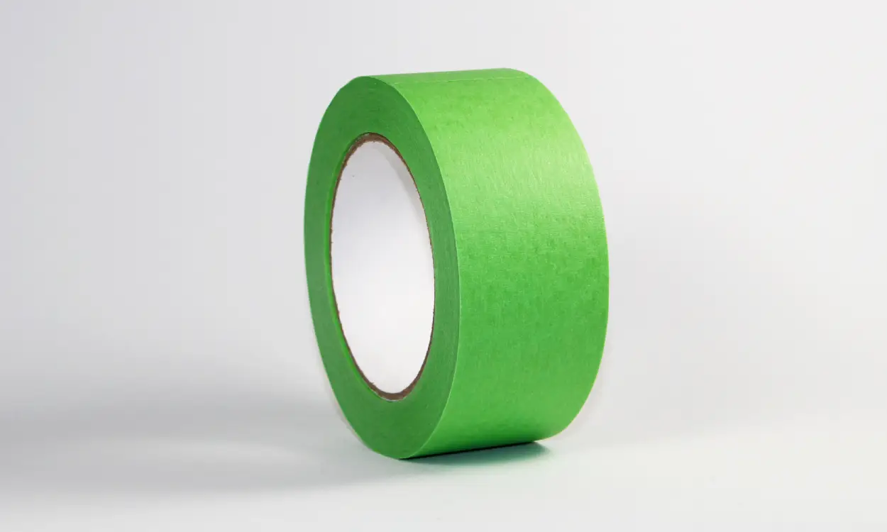 Cinta Krepp Mapsa verde 80ºC para carrocerías - Improtec