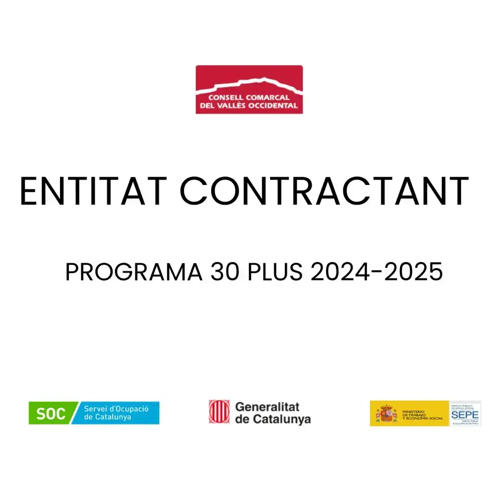 Entidad contratante en el Programa 30 Plus 2024-2025